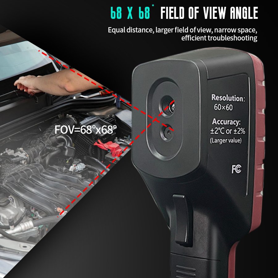 Long standby time JD-109 thermal image camera for HVAC pipeline inspection Thermography