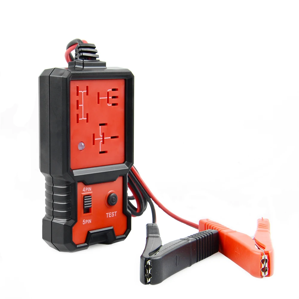Automotive Electronic Relay Tester Car Battery Checker LED Indicator Light Universal 12V Car Relay Tester
