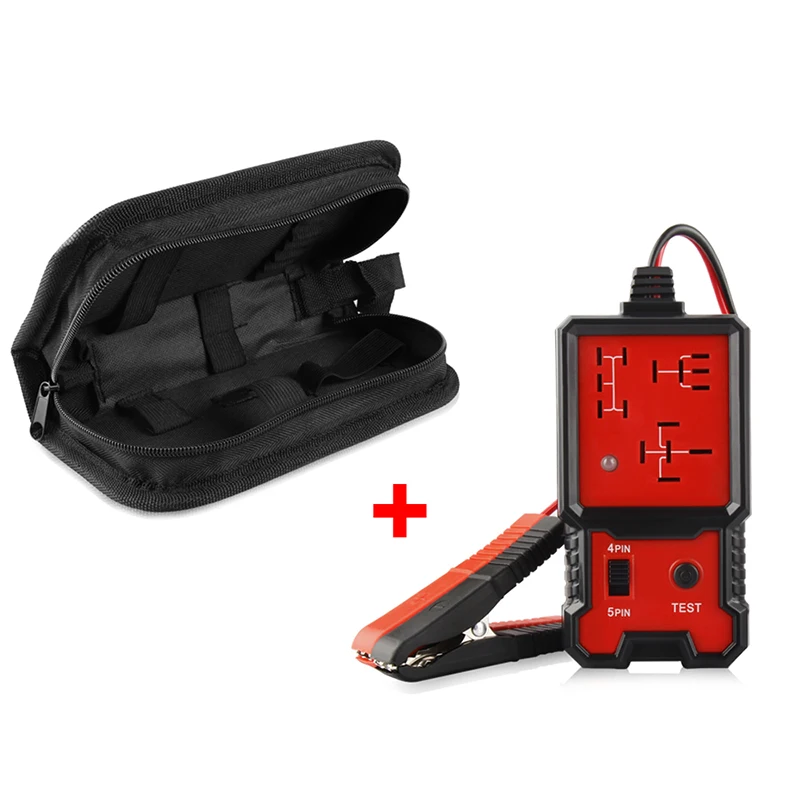 Automotive Electronic Relay Tester Car Battery Checker LED Indicator Light Universal 12V Car Relay Tester