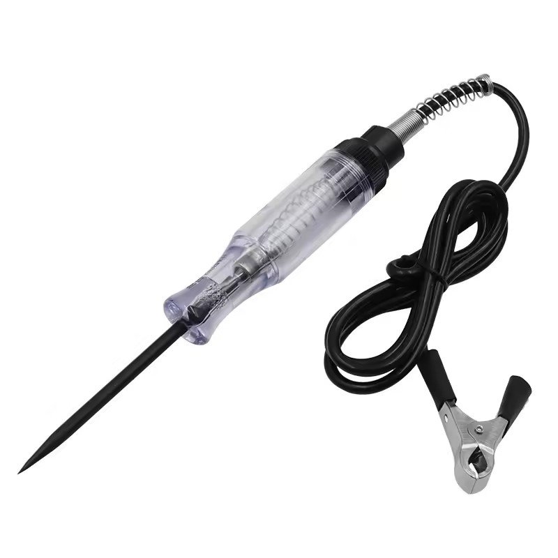 DC 6V-24V Alligator clip Probe Light Systemcar Test Pen car electric circuit voltage tester diagnostic pen