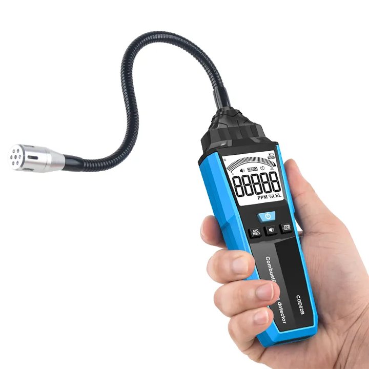 MESTEK CGD02B Handheld Gas leak Detector Monitor Tester Gas Analyzer Combustible Gas Detector