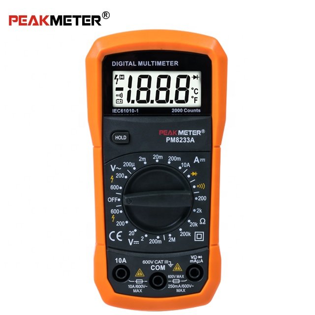 Handheld Digital multimeter DC AC Voltage Diode Freguence multimeter Volt Tester Test Current