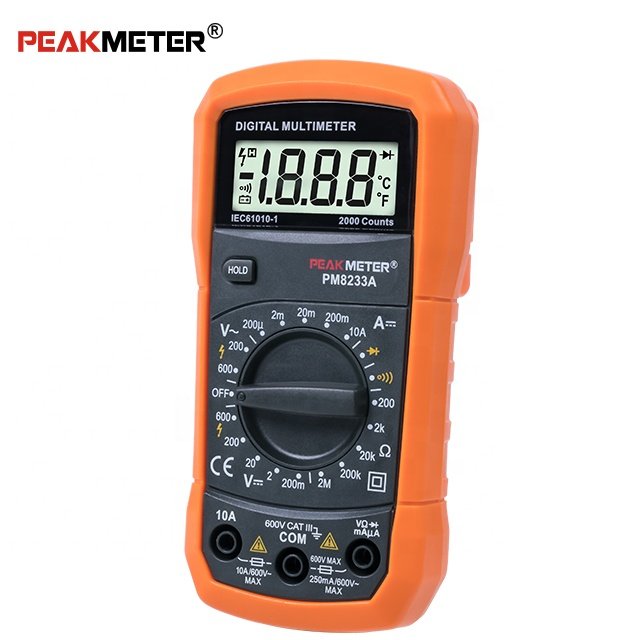Handheld Digital multimeter DC AC Voltage Diode Freguence multimeter Volt Tester Test Current
