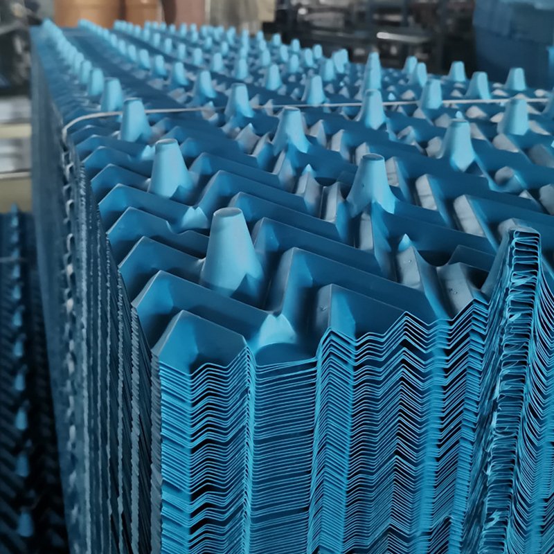 PVC Cross Flow Cooling Tower Infill Customized Provided Square Industrial Cooling System Cooling Tower Filling Package