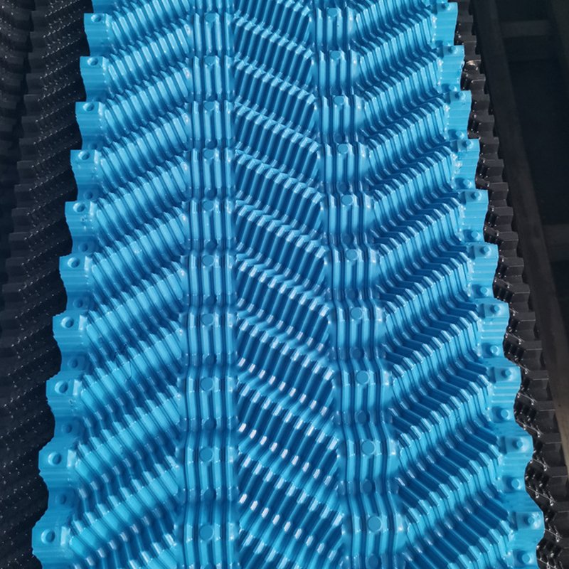 PVC Cross Flow Cooling Tower Infill Customized Provided Square Industrial Cooling System Cooling Tower Filling Package