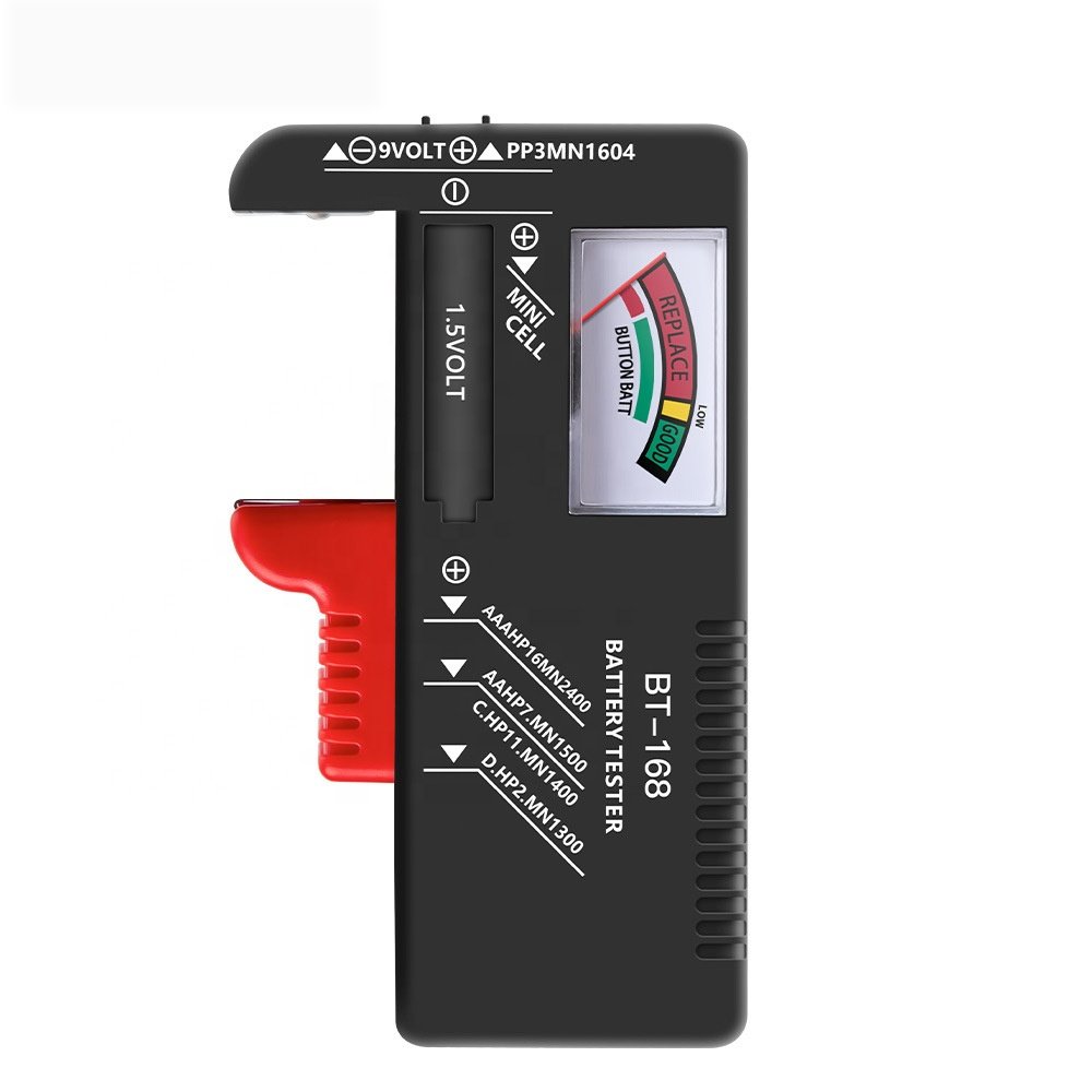 BT168 Pointer Universal Digital Battery Capacity Tester Checker Diagnostic For 9V 1.5V AA AAA Batteries