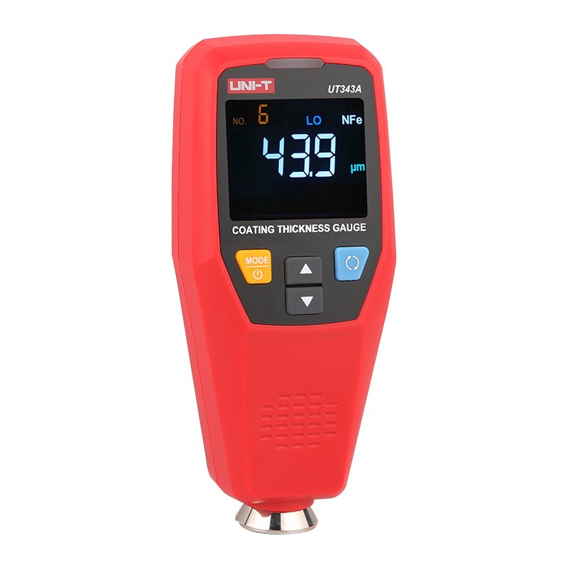 UNI-T UT343A Digital Car Coating Thickness Gauge Film Paint Tester Lacquer Meter Automotive Instruments FE/NFE Measurement