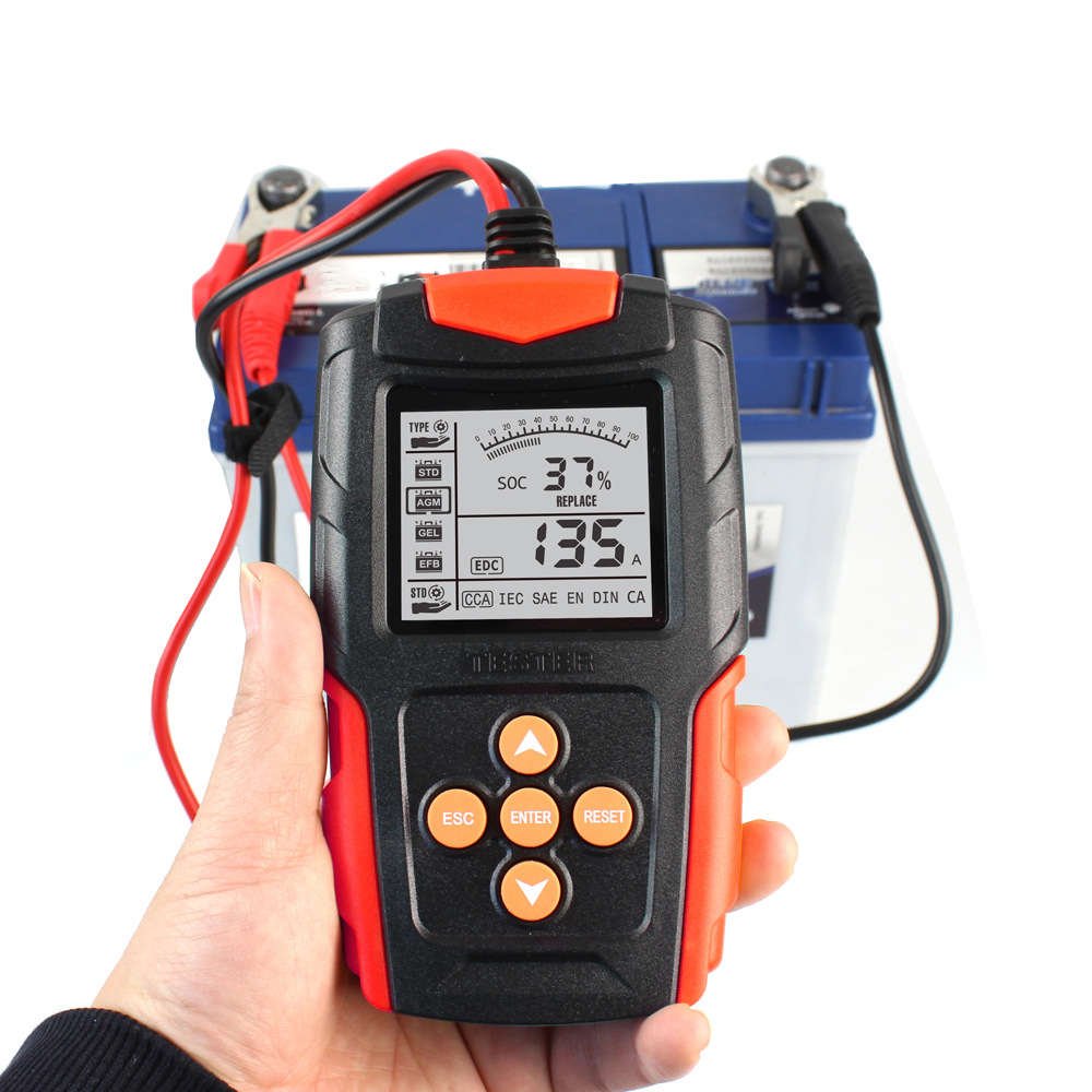 Hagors 12V 24V Car battery tester LCD Battery Analyzer Test Tool Digital Analyzer Tester for Car Truck Motorcycle SUV Boat