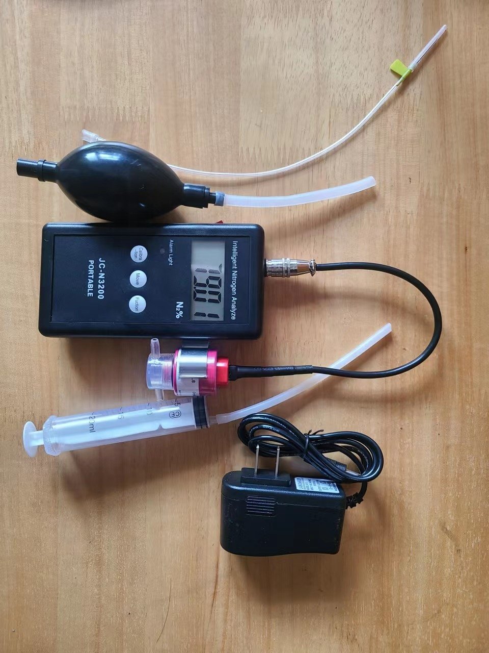 Portable N2 gas detector nitrogen purity tester food packaging