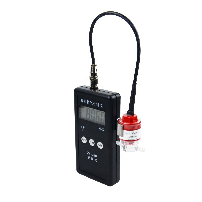 Portable N2 gas detector nitrogen purity tester food packaging