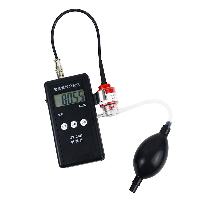 Portable N2 gas detector nitrogen purity tester food packaging