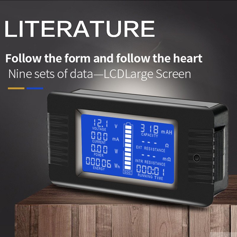MITE MT013 Current Discharge Impedance Internal Resistance Capacity Volt Meter Power Meter DC Li Ion Battery Tester