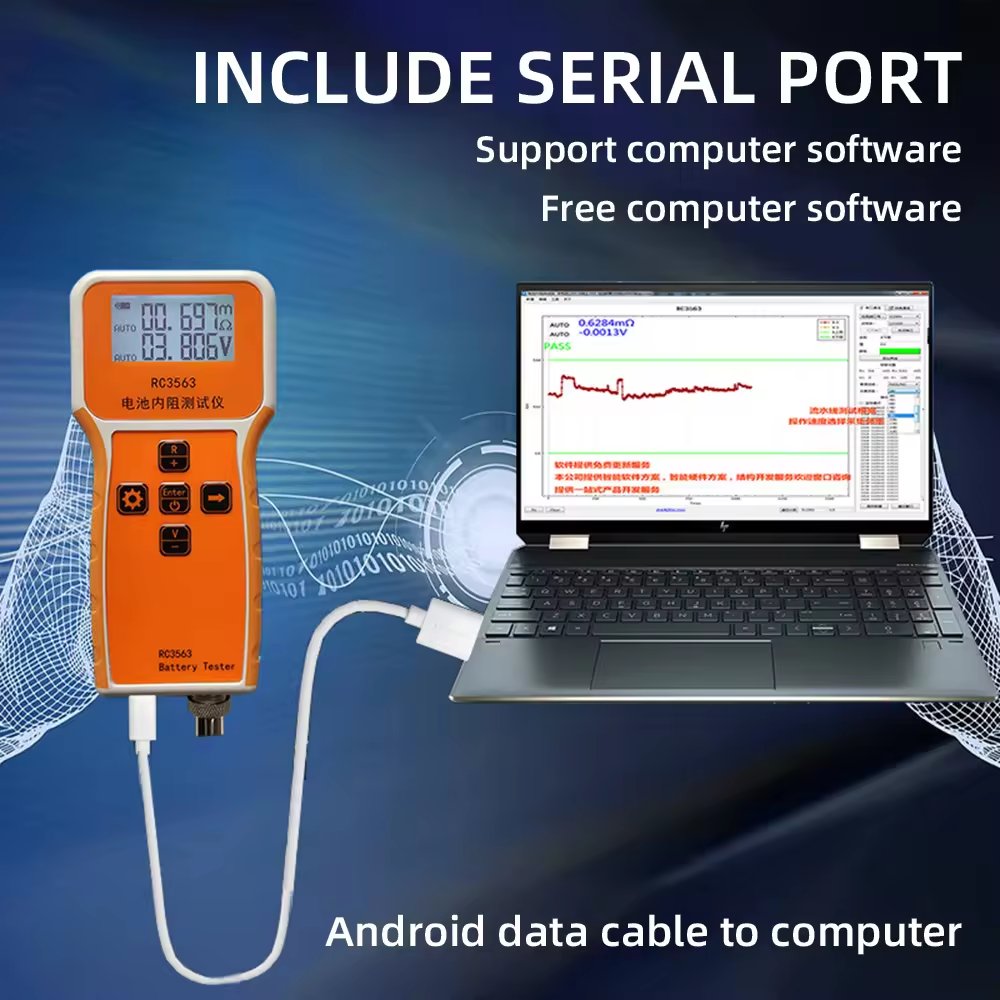 RC3563 Battery Tester Measuring Internal Resistance Detector High Precision Voltage Tester For Lithium Battery