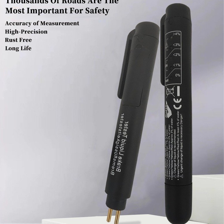 Car OBD2 Brake Fluid Detection Pen DOT3/4/5.1 Pen Test Battery Tester with Fuel Injector Cleaner Combination