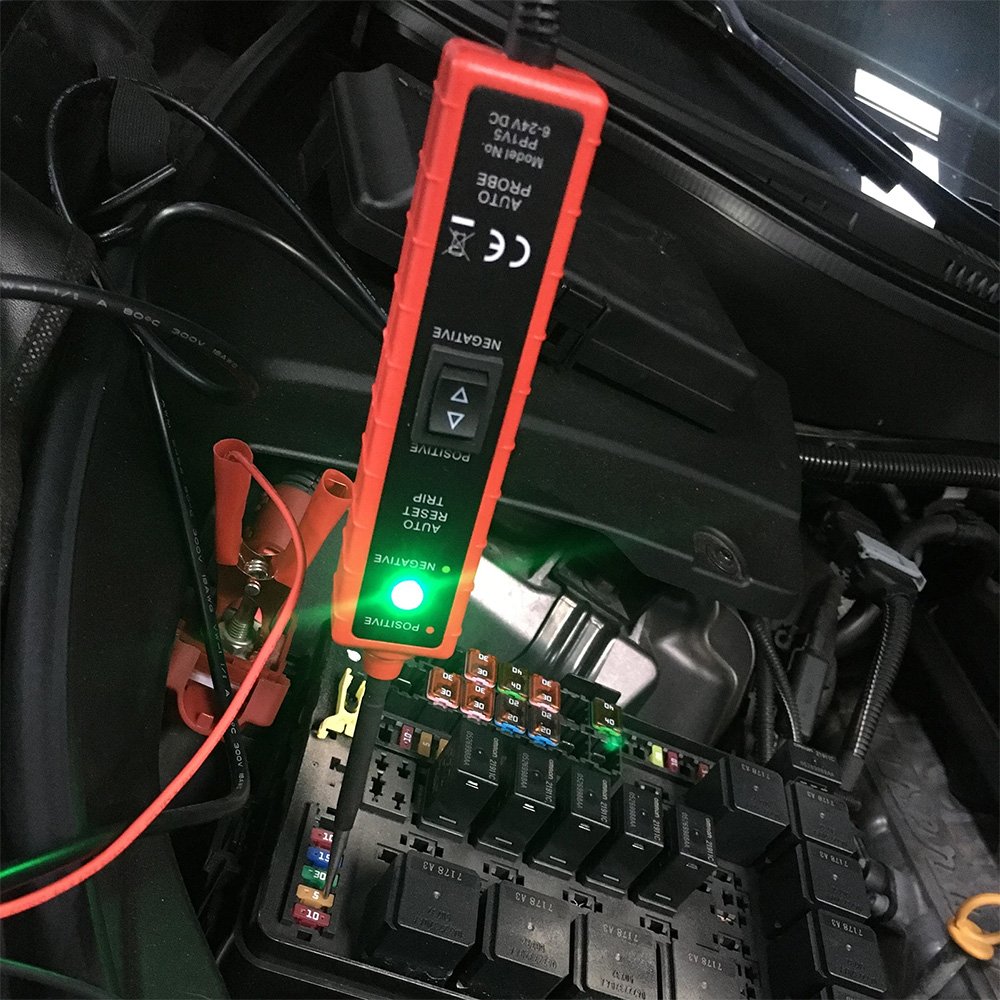 Car Electric Circuit Tester 6-24V DC Automotive Multi-function Drive Test Pen Car Voltage Tester Power Probe Diagnosis Scanner