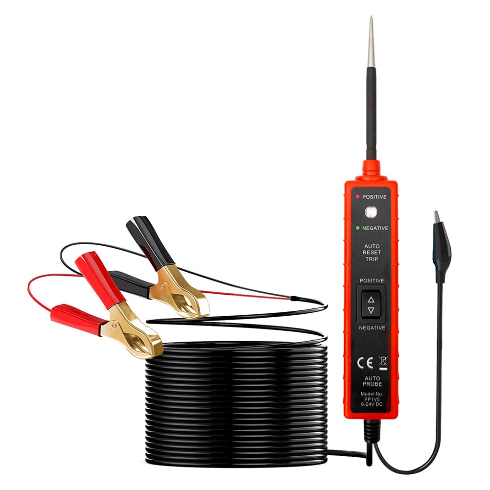 Car Electric Circuit Tester 6-24V DC Automotive Multi-function Drive Test Pen Car Voltage Tester Power Probe Diagnosis Scanner