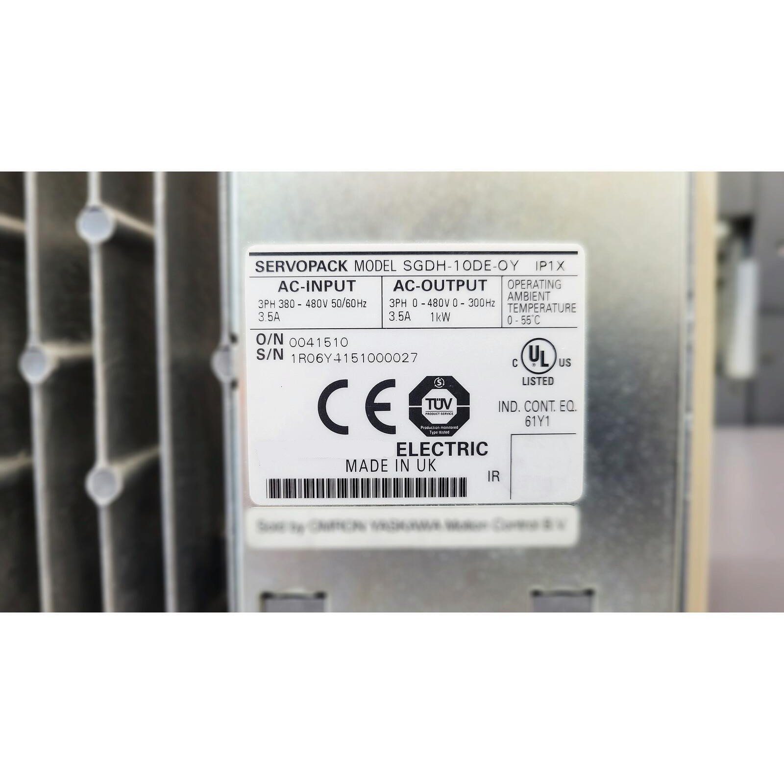 New SGDH-10DE-OY AC Servo Drive PLC PAC & Dedicated Controllers Product