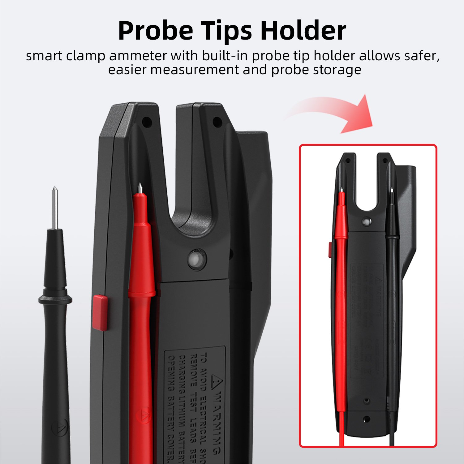 BSIDE U6 U type Professional Digital Clamp Multimeter opcket clamp tester auto smart digital bench type top multimeter