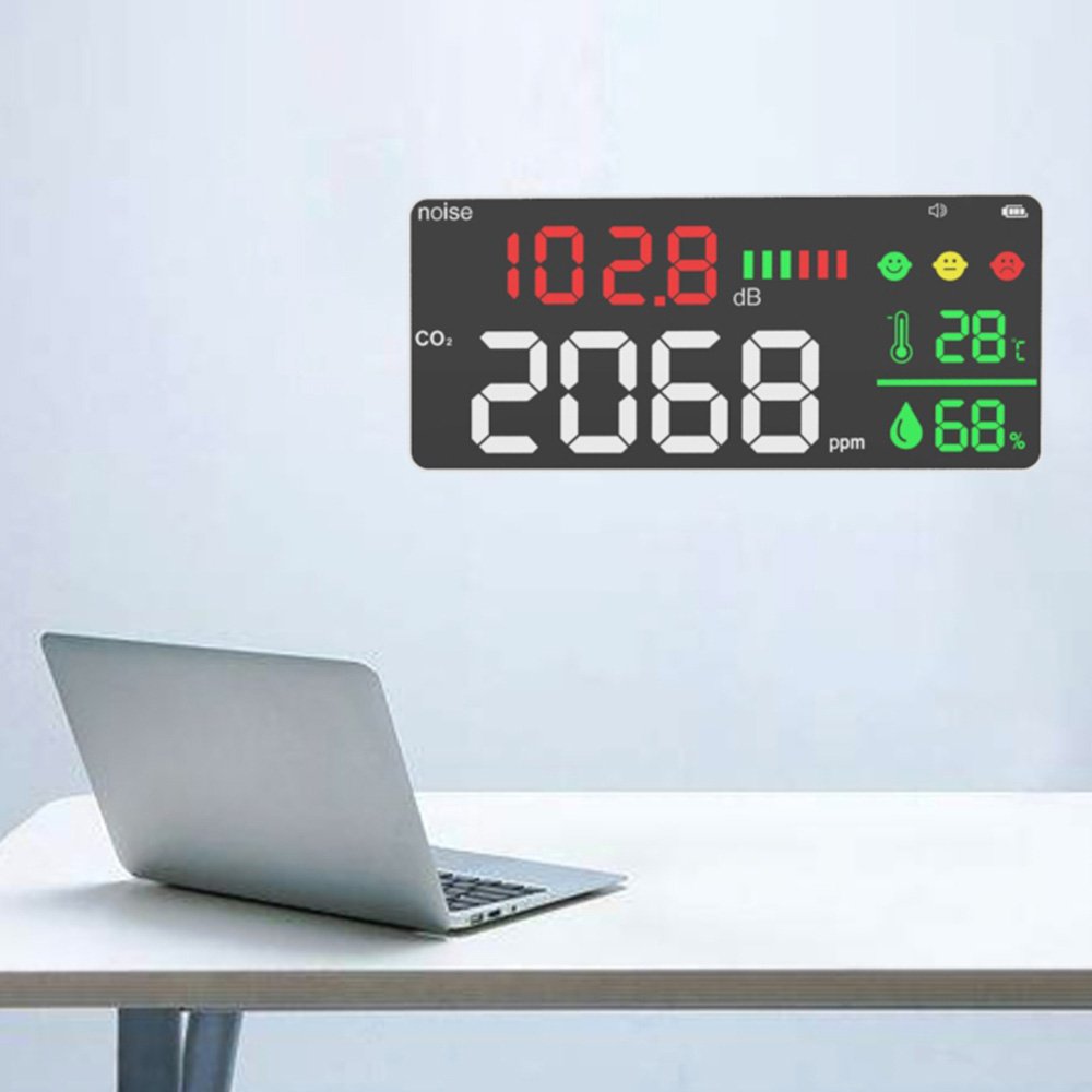 Direct from China Factory ABS Material Digital Noise Dosimeter Temperature Noise Decibel Meter for Testing Battery Measurement