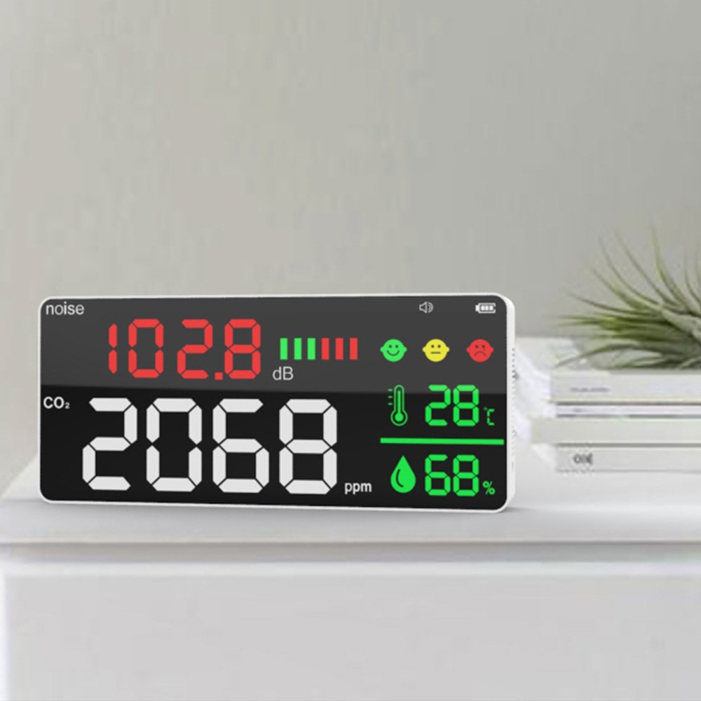 Direct from China Factory ABS Material Digital Noise Dosimeter Temperature Noise Decibel Meter for Testing Battery Measurement