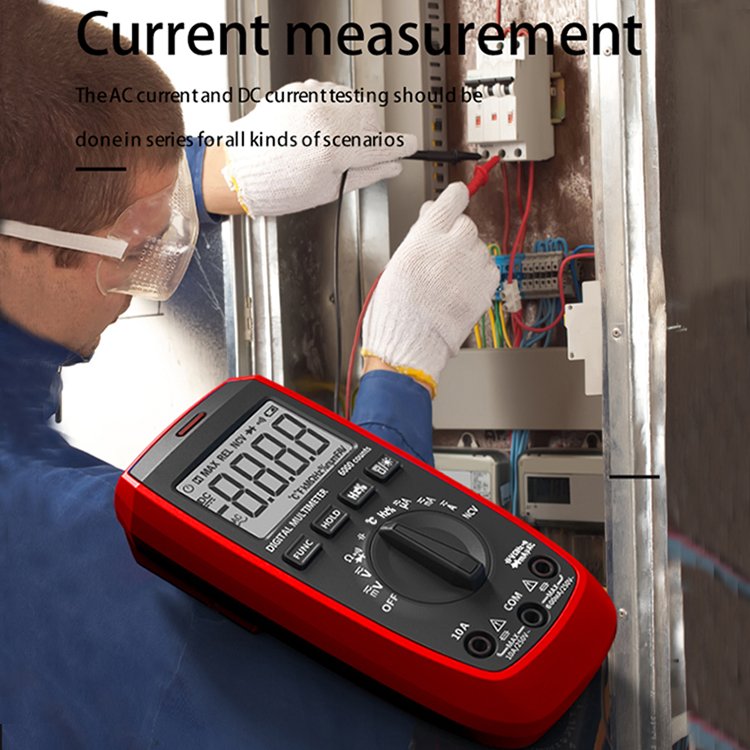 6000 Counts Multimeters High Capacitance Battery Tester LCD Display NCV Digital Multimeter