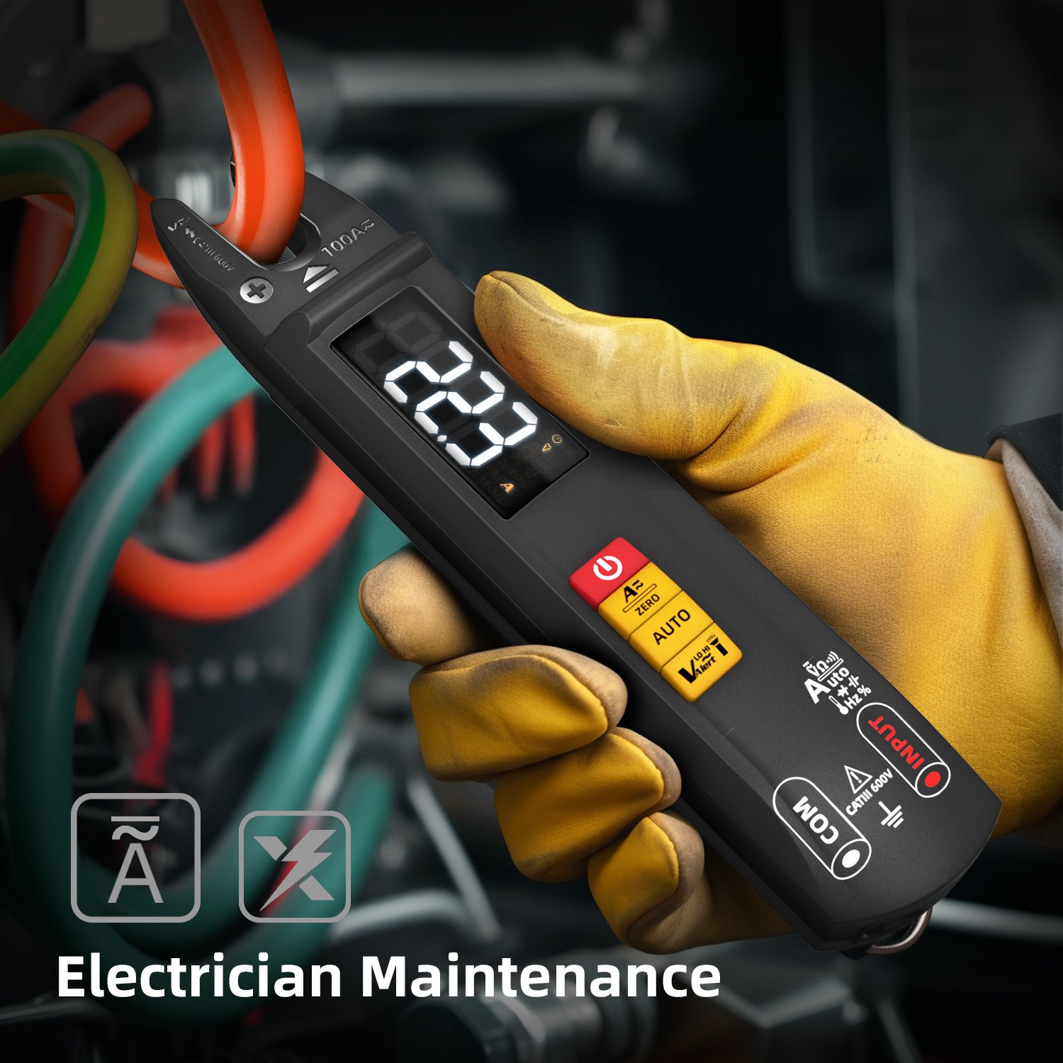 U-Type Multimeter High Precision Clamp U1 Automatic Range Handheld Resistance And Capacitance Intelligent Tester