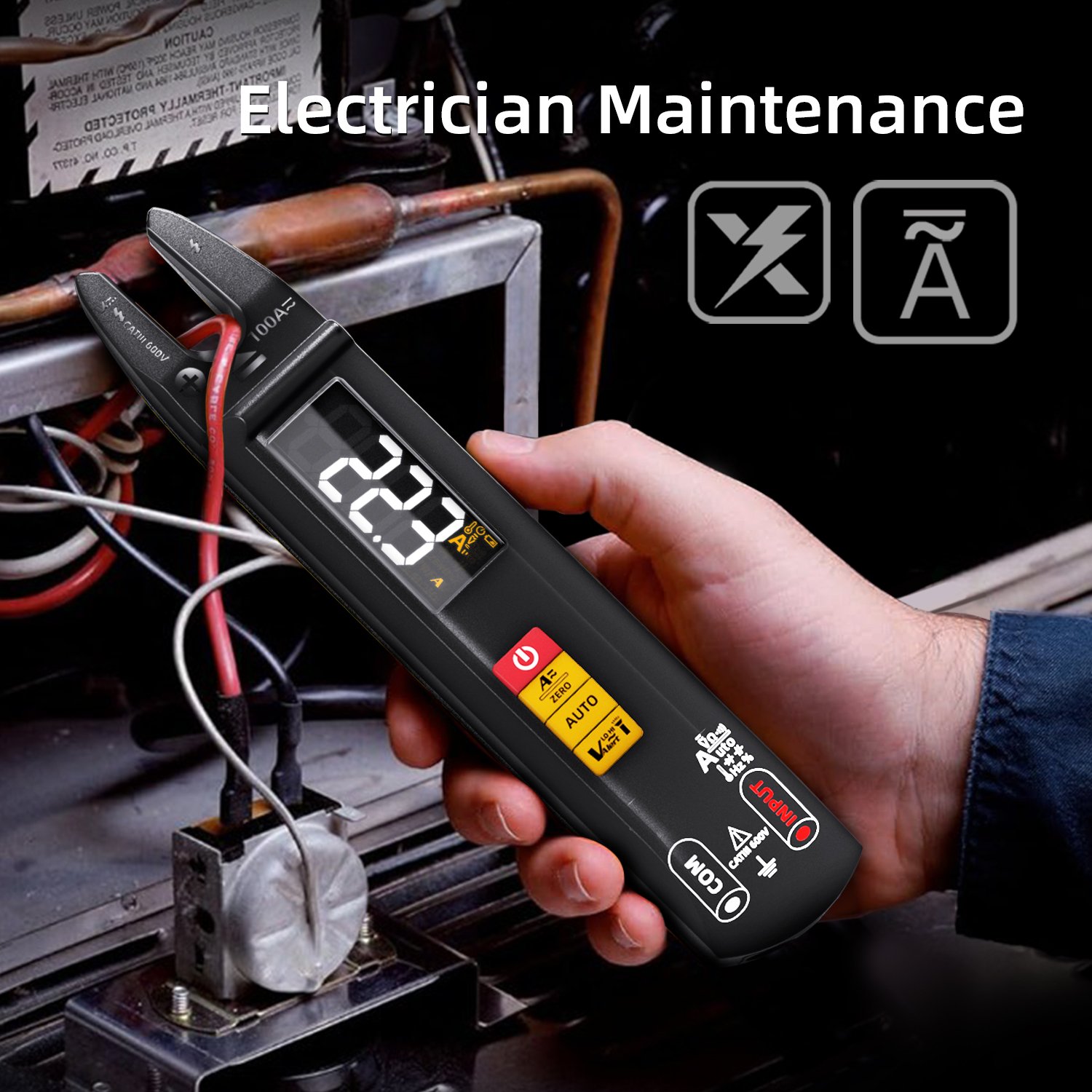 U-Type Multimeter High Precision Clamp U1 Automatic Range Handheld Resistance And Capacitance Intelligent Tester