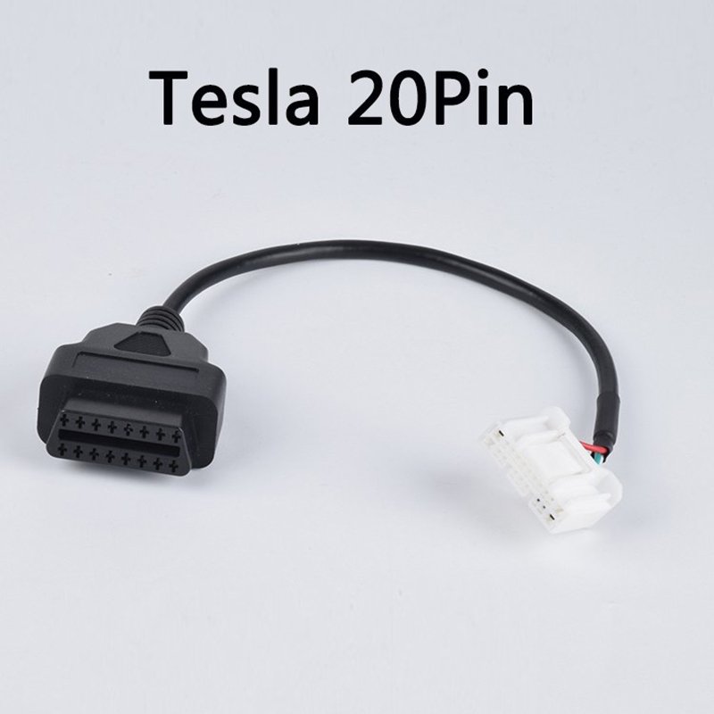 Diagnosis Tool 26 Pin Male Female to 16Pin Model 3 Model Y OBD 2 OBDII Auto Adapter Cable For Tesla