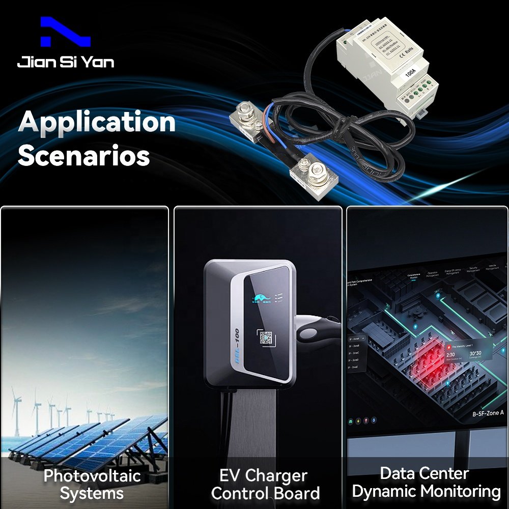 JSY-MK-229 Factory OEM ODM 100A Intelligent Digital DC Voltage Ampere Watt Power Meter Energy Voltmeter Monitor Shunt Ammeter
