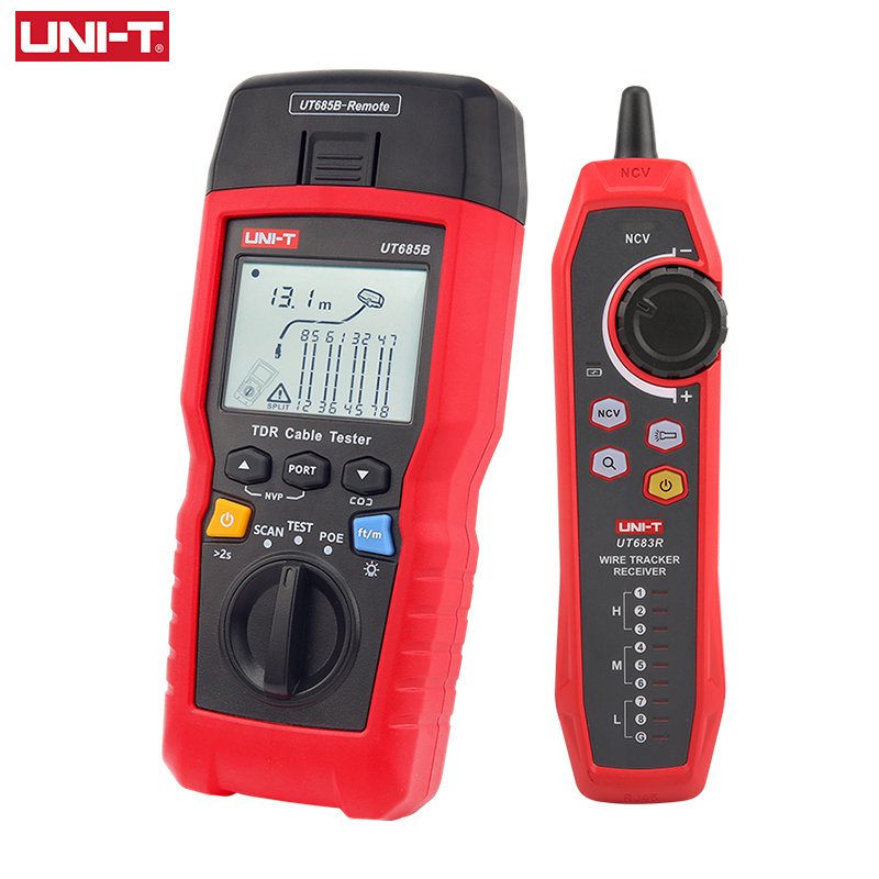 UNI-T UT685B KIT TDR Cable Tester Multi-function Network Tester POE Network Cable
