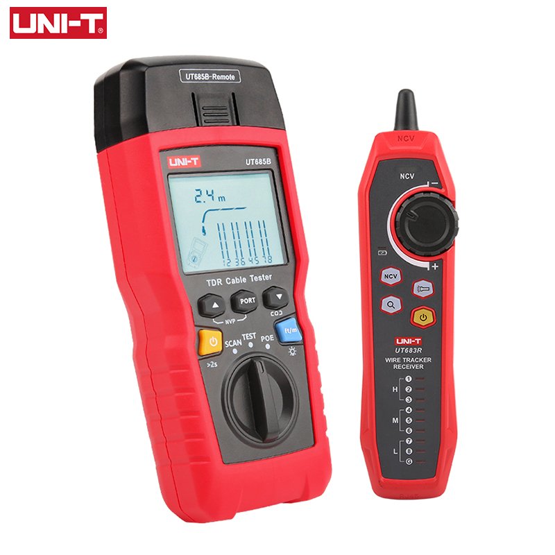 UNI-T UT685B KIT TDR Cable Tester Multi-function Network Tester POE Network Cable