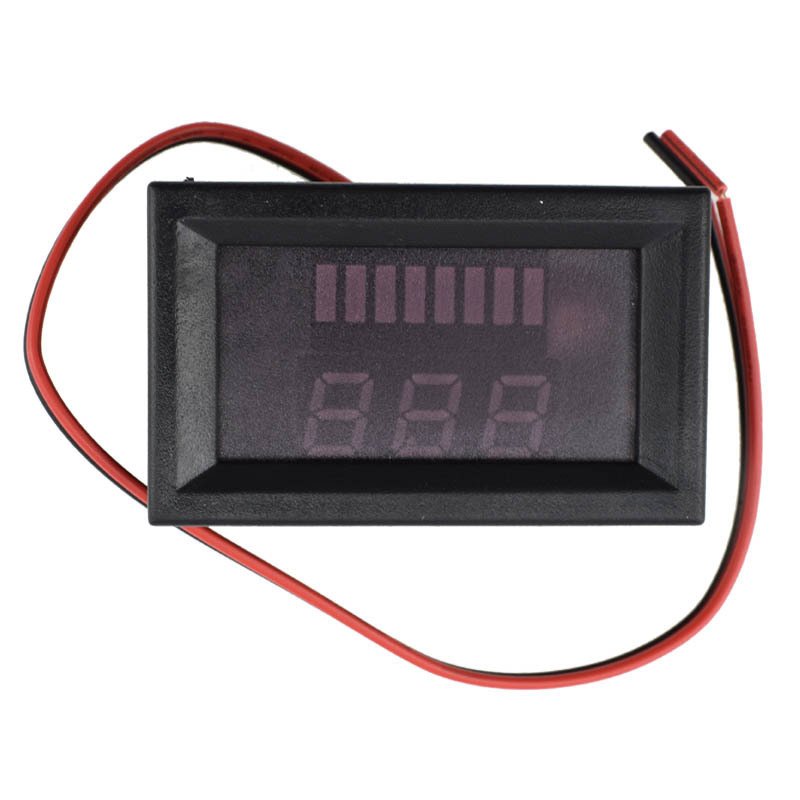 DC 6v/12v/24v/36v/48v/60v Lead-acid Lithium Battery Level Display Capacity Tester LED Indicator for Car