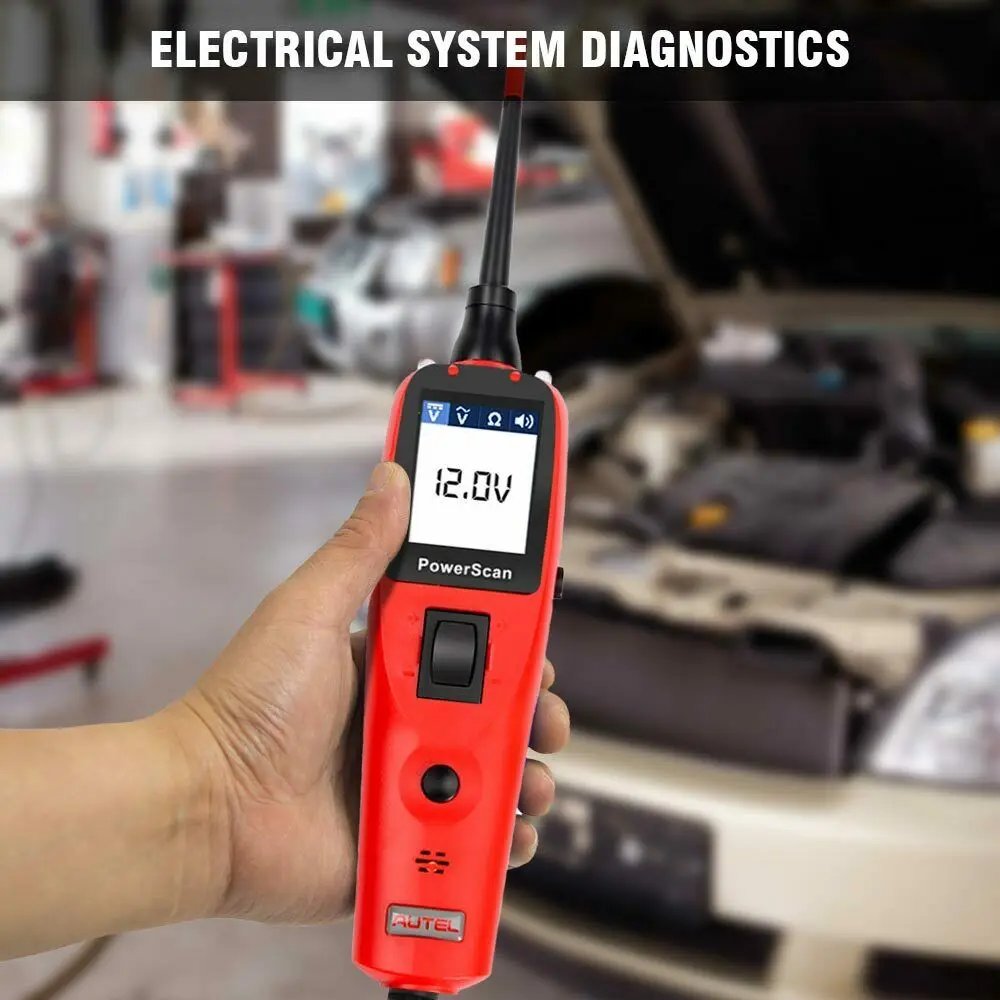 Autel PowerScan PS100 Electrical System Diagnosis Tool Electrical Circuit AVOmeter Tester for 12-24V Diagnostics