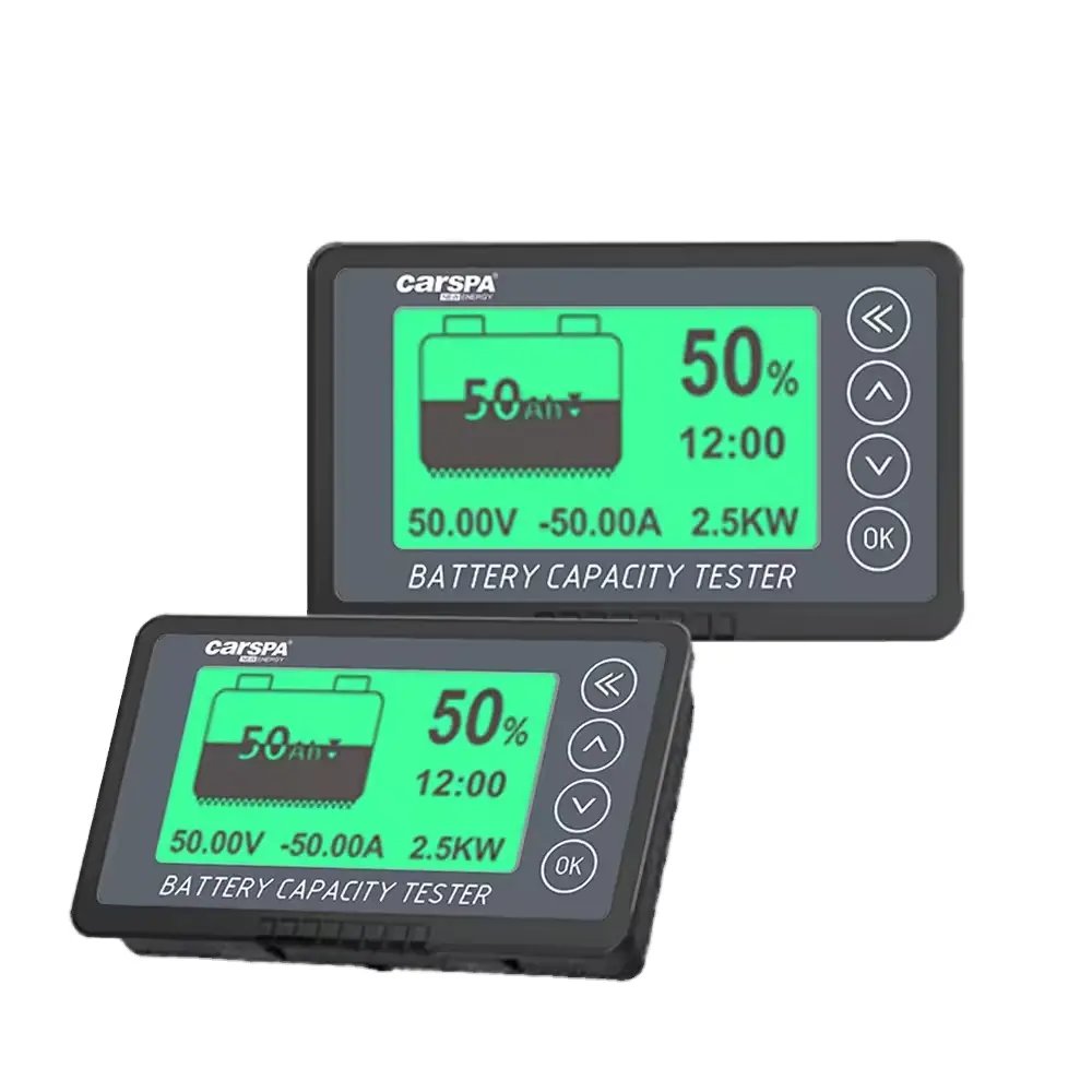 Carspa BM500 500A Battery Capacity Tester Coulometer Battery Indicator Monitor Battery Tester