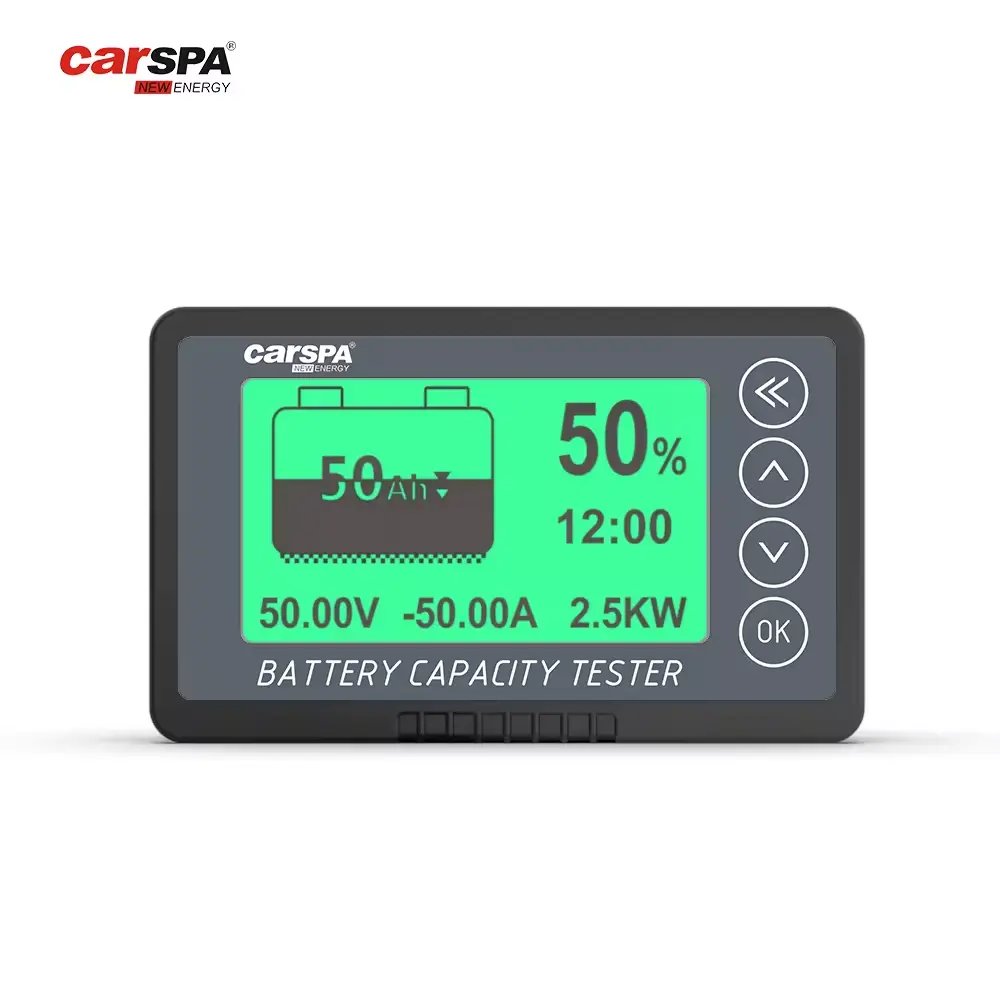 Carspa BM500 500A Battery Capacity Tester Coulometer Battery Indicator Monitor Battery Tester