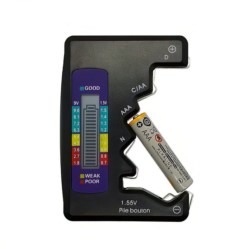 Capacitance Diagnostic Tool Digital Battery Tester LCD Display C D N AA AAA 9V 1.5V Button Cell Battery Capacity Check Detector