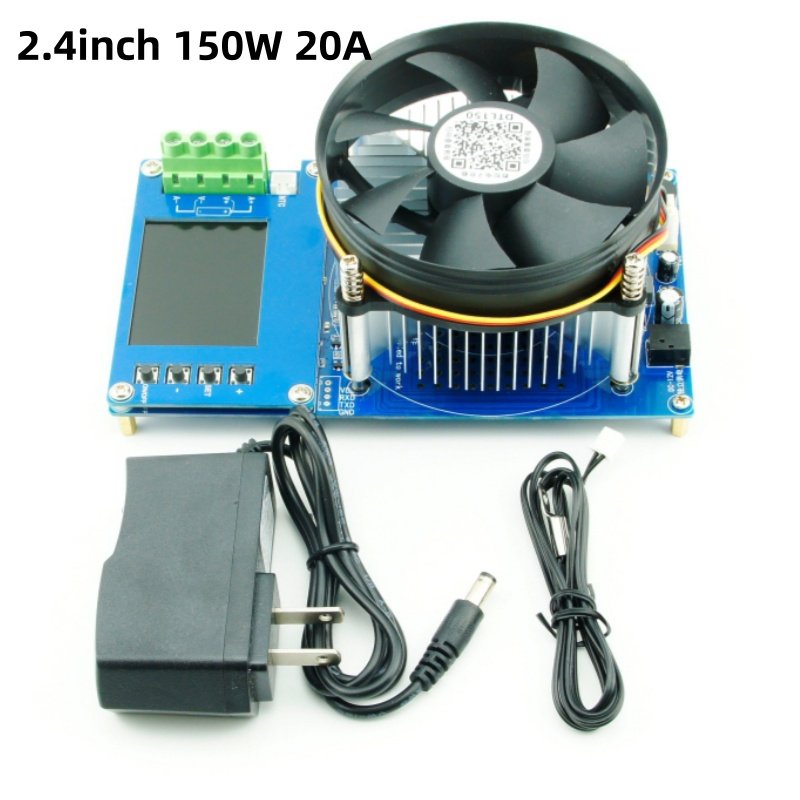 New 150W 10/20A USB Lithium Battery Capacity Monitor Tester 4 Working Modes Discharge Meter Constant Current Electronic Load