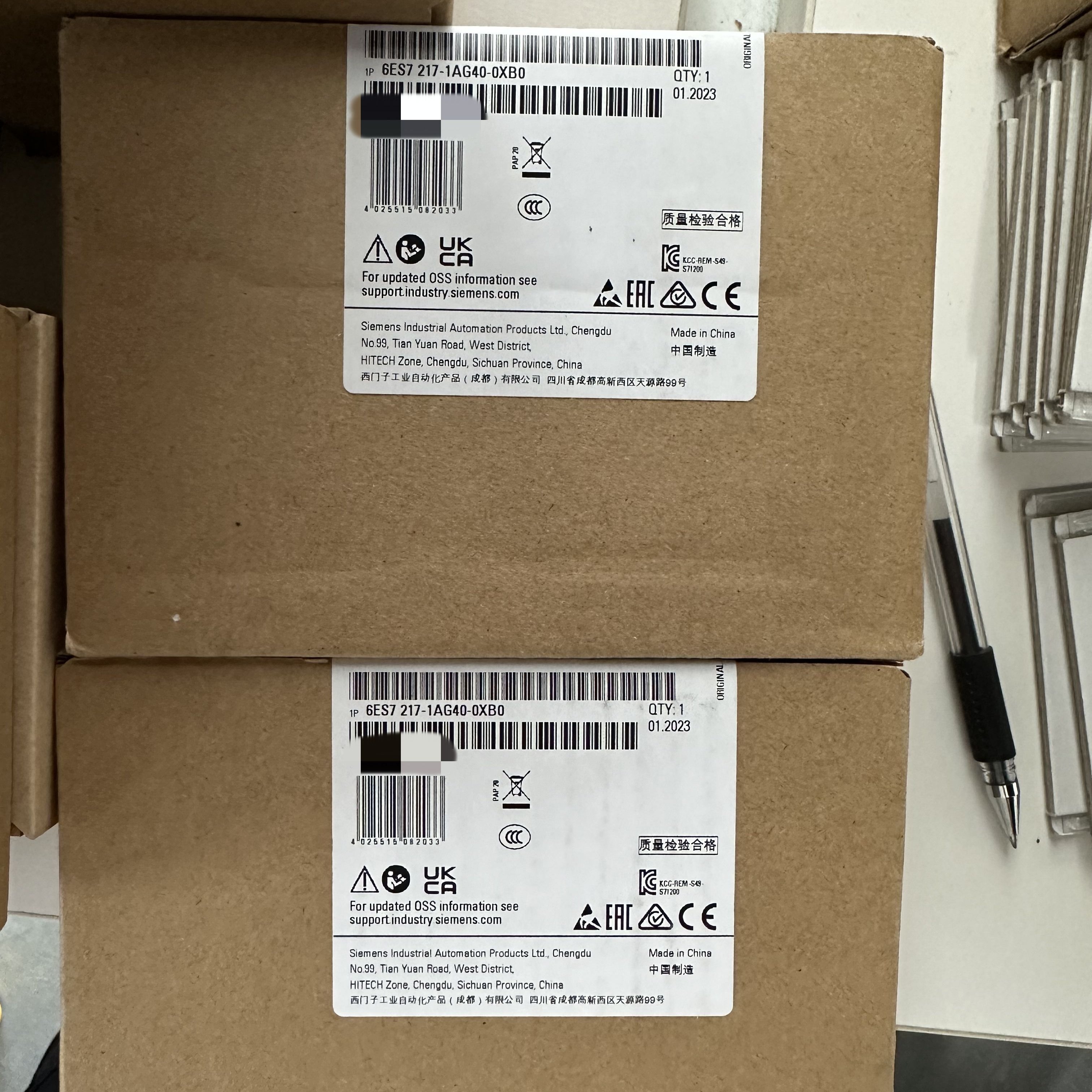 Brand New Original Siemens PLC SIMATIC S7-1200 CPU 1217C compact CPU DC/DC/DC 6ES7217-1AG40-0XB0