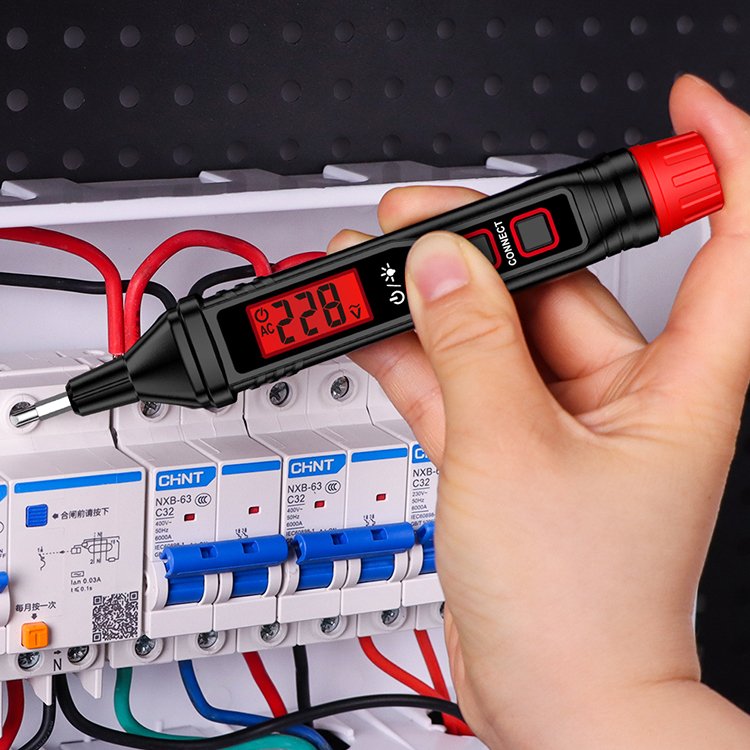 HABOTEST Low Price electric test equipment AC voltage detector tester pen with screwdriver electrical circuit break checker HT92