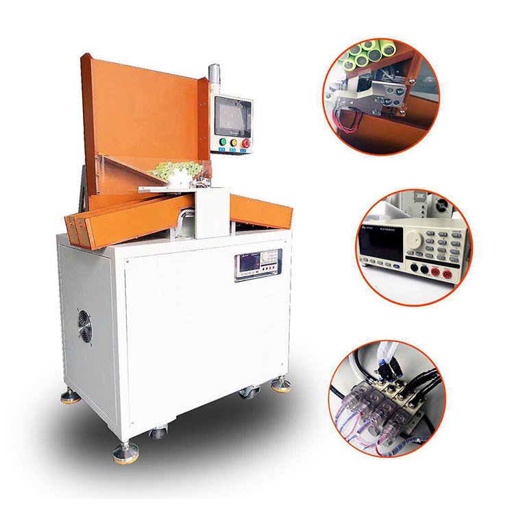 Automatic cylindrical cell sorting battery tester 5 channels 21700 26650 Cylindrical 18650 battery cell sorting machine