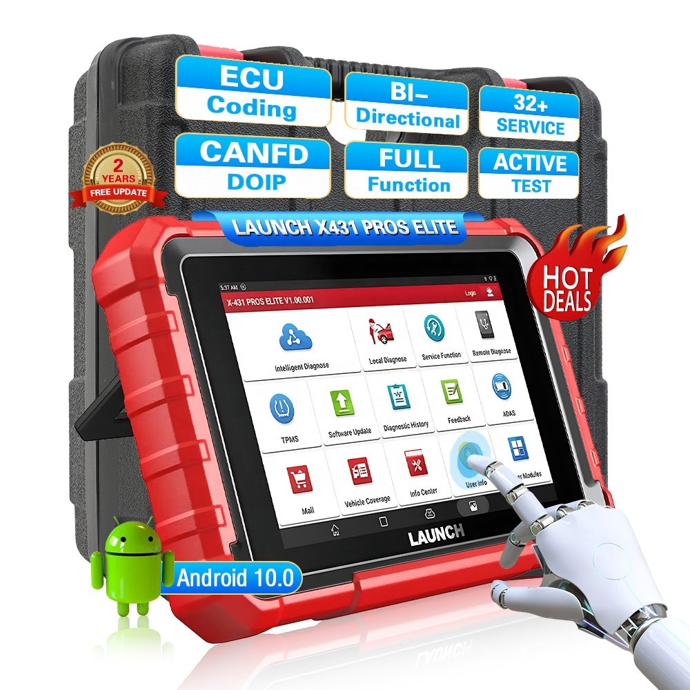 Original Launch X431 Pros Elite Bl-Directional Control diagnostic machine Advanced ECU Coding car scanner