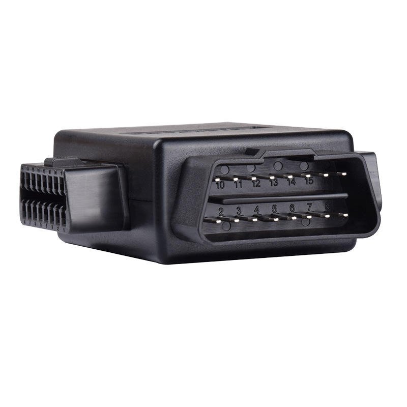 OBD 2 1 to 2 OBD adapter connected to cable car obd connector extension cable 16 pin splitter