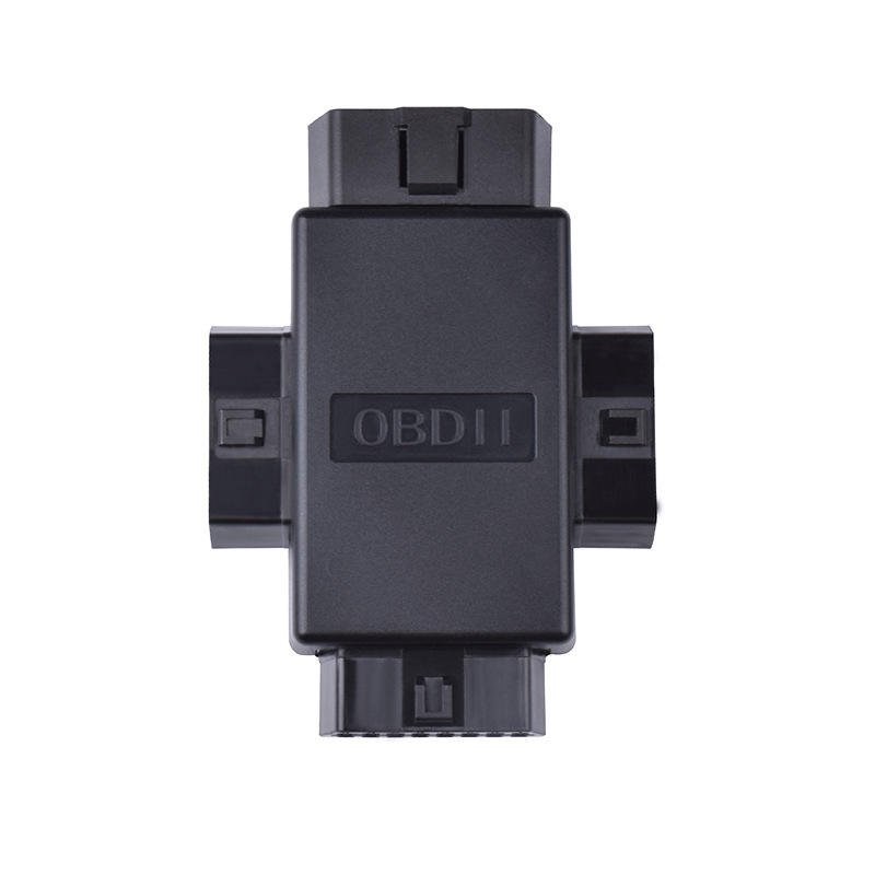 OBD 2 1 to 2 OBD adapter connected to cable car obd connector extension cable 16 pin splitter