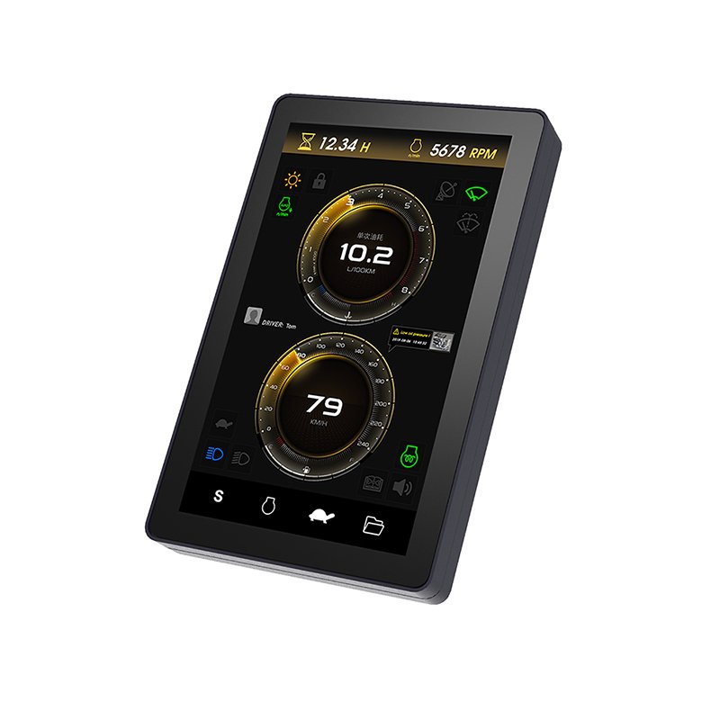 keyboard Industrial Wholesale 7 Inches High Quantity Lcd Instrument Panel Excavator Digital Display