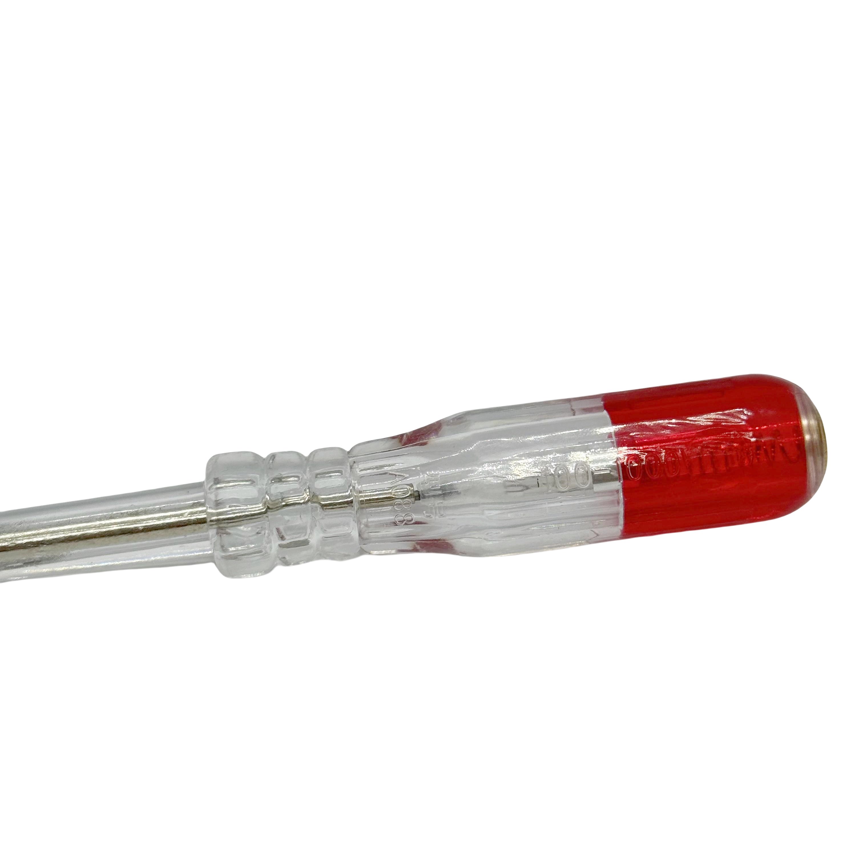 Factory stock supply red and blue electric insulation plastic flat head test pen electric induction pen screwdriver