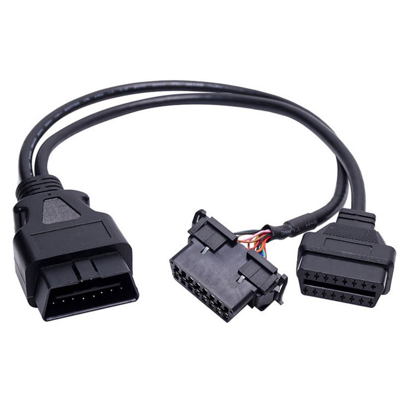 car diagnostic Vehicle separator adapter cable strap clip OBD OBD 2 OBDII Y-type vehicle tool