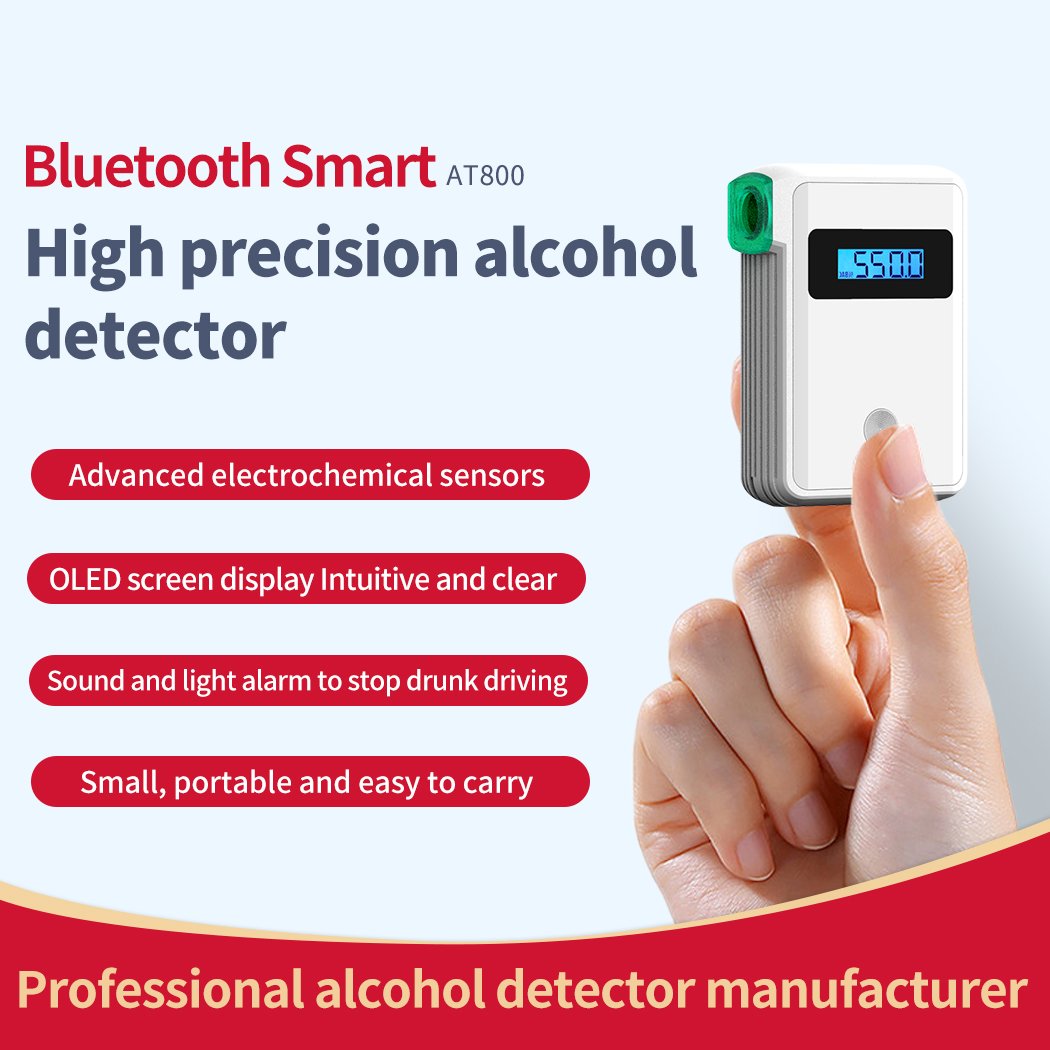 Fuel Cell NEW Digital Breath Alcohol Tester Analyzer Tester Breathalyzer Alcohol Breath Tester Manual