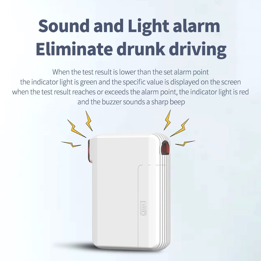 Fuel Cell NEW Digital Breath Alcohol Tester Analyzer Tester Breathalyzer Alcohol Breath Tester Manual