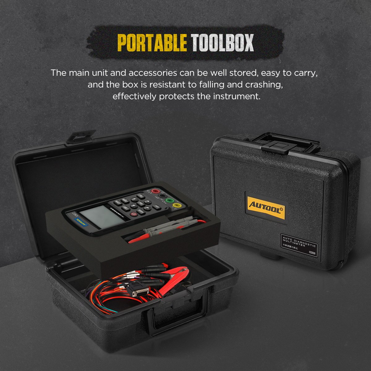 Factory AUTOOL Newest DM303 Auto Diagnostic Automotive Multimeter