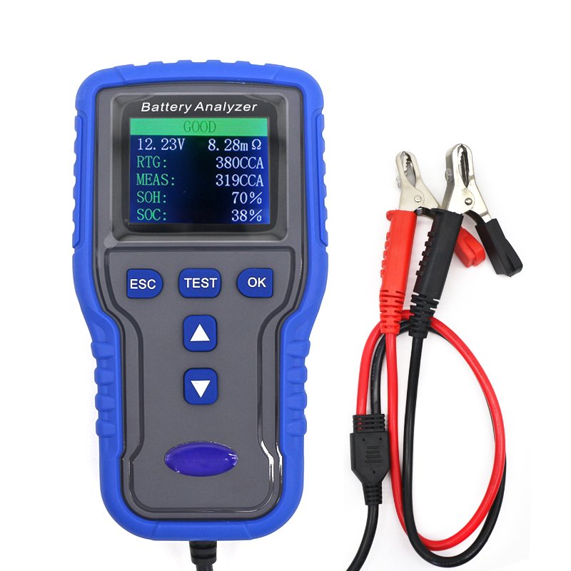 wholesaleTM2020A12V 24V Car Motorcycle Digital Car Battery Analyzer Tester Starting System 100-2000CCA Load Tester Color display